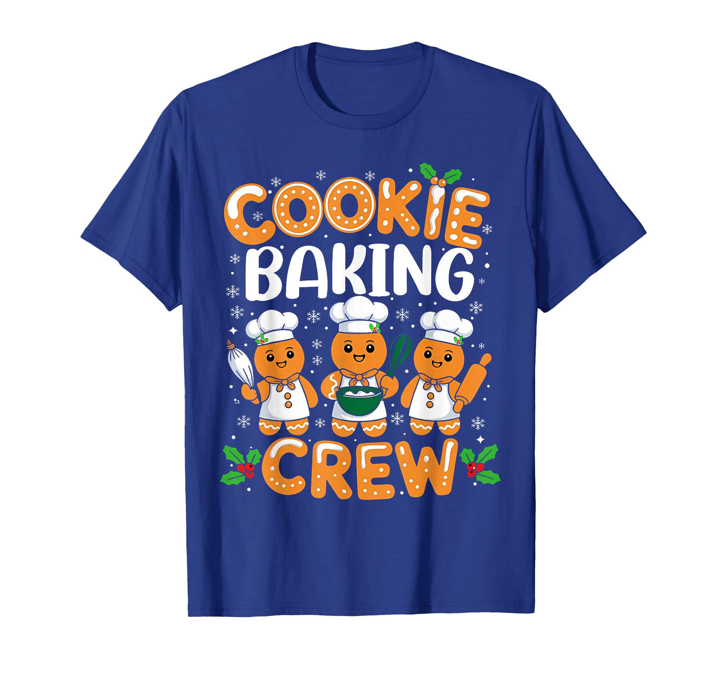 Cookie Baking Crew Christmas Gingerbread Team Squad Family T-Shirt