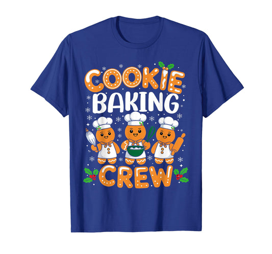 Cookie Baking Crew Christmas Gingerbread Team Squad Family T-Shirt
