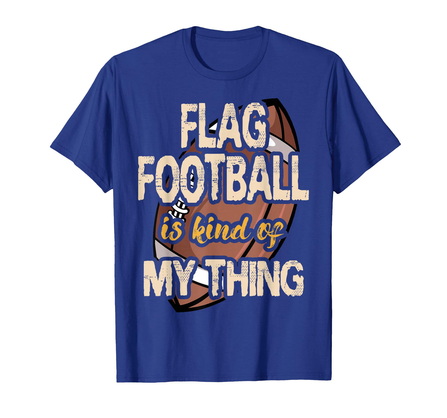 Flag Football Player Ball Carrier Sport Game Athletes T-Shirt