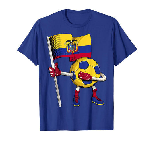 Ecuador Soccer Jersey Ecuador Flag Football Dab Funny T-Shirt