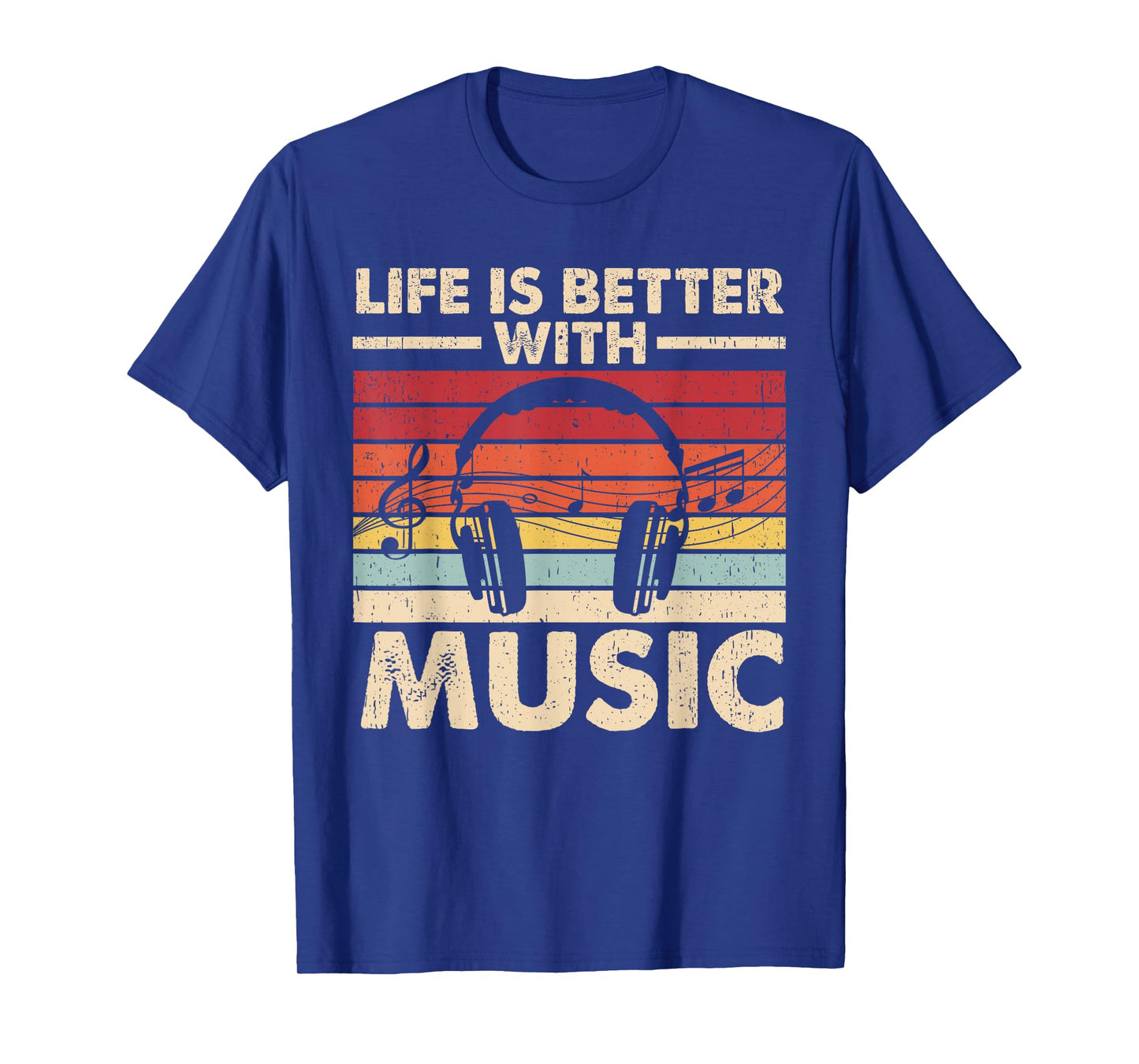 Life is Better with Music Lover Teen Girls Boys Musician T-Shirt