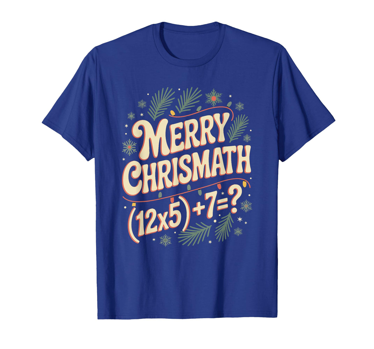 Merry Christmath Math Christmas Xmas Holiday Number 67 T-Shirt
