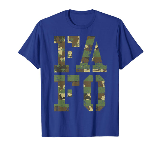 FAFO Vertical US Flag Camo T-Shirt