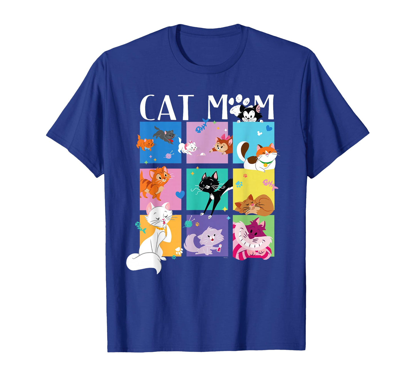 Disney "Cat Mom" Pet Parent Animated Disney Cats T-Shirt