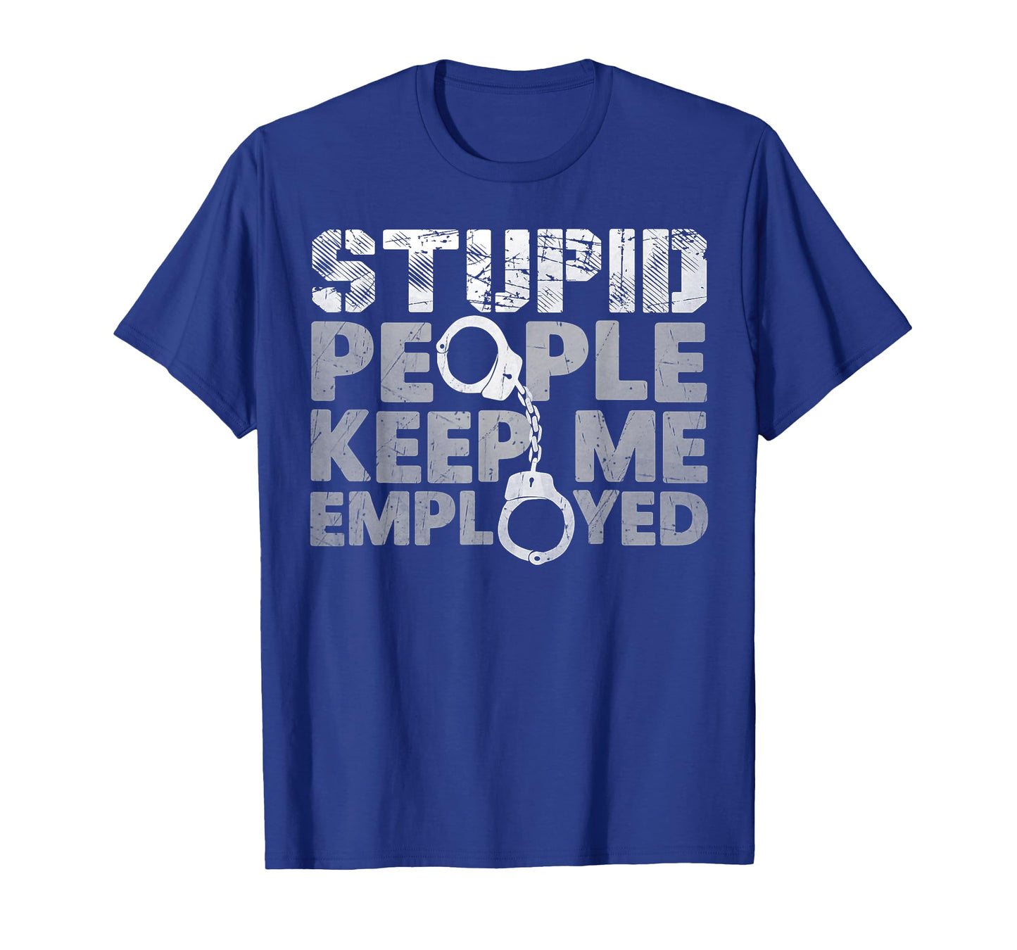 Correctional Officer - Stupid People Keep Me On Toes T-Shirt