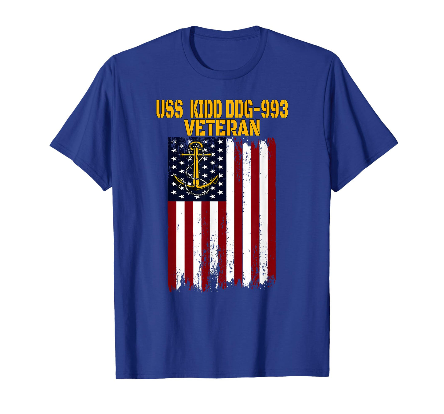 USS Kidd DDG-993 Destroyer Veterans Day Father's Day T-Shirt