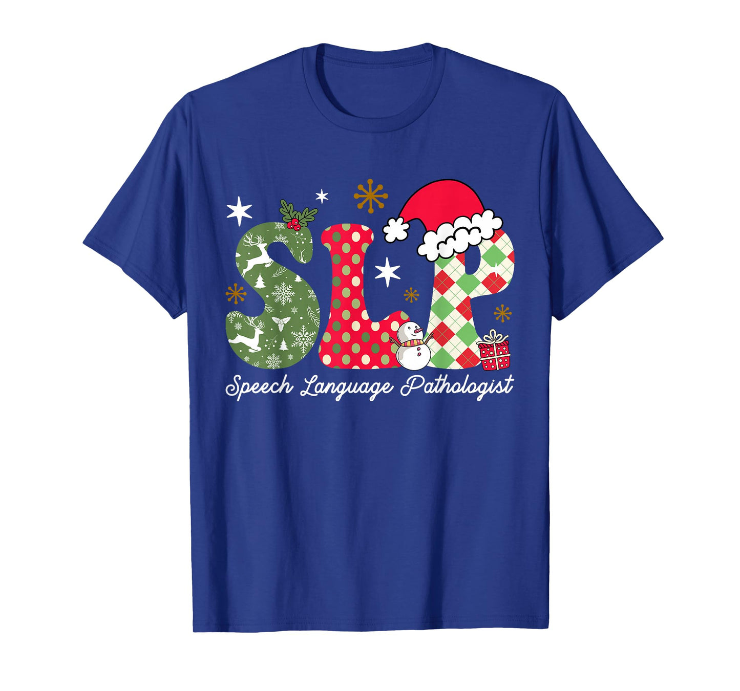 Christmas Speech Language Pathologist SLP Speech Therapy T-Shirt