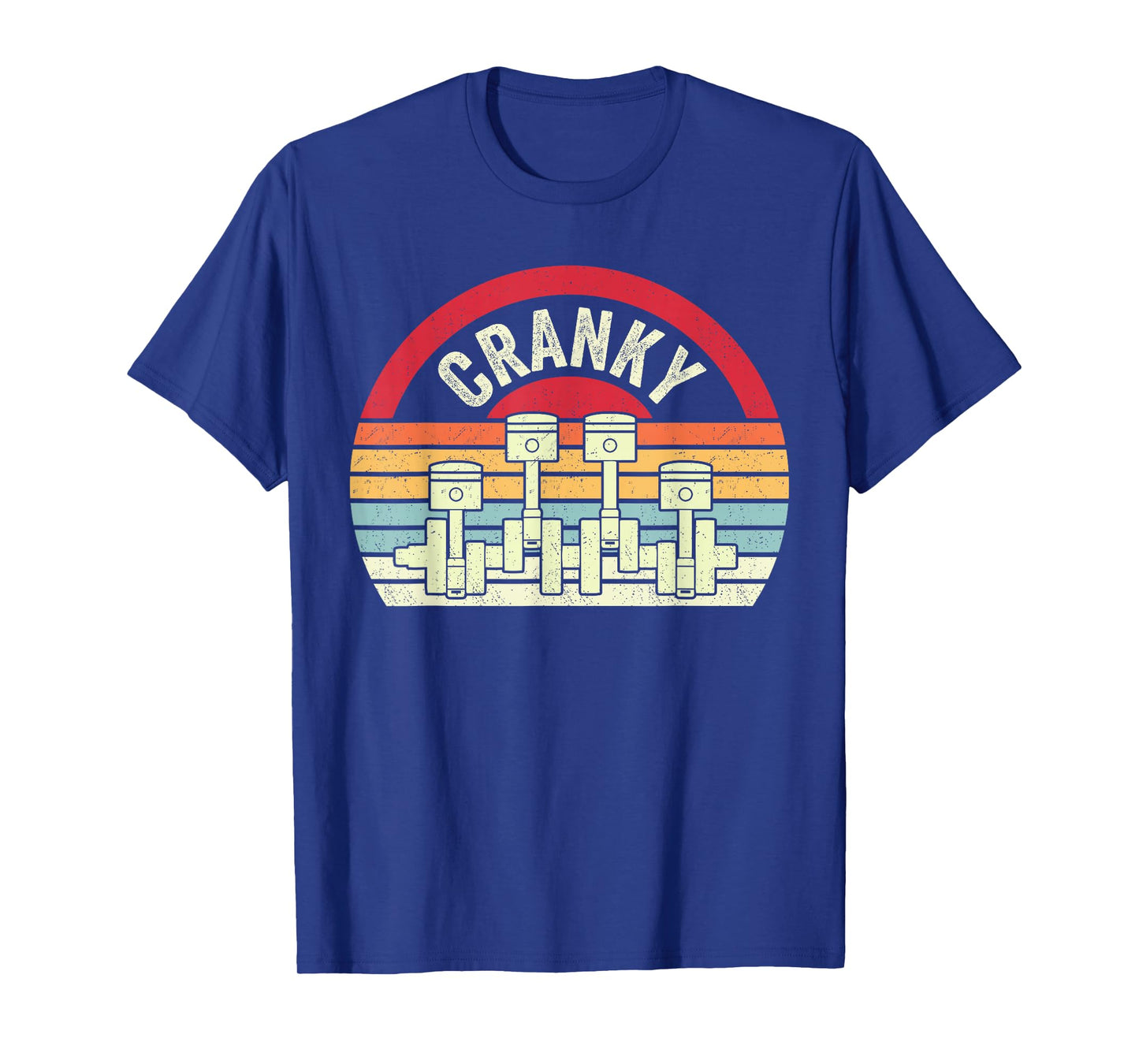 Cranky Car Engine Crankshaft Cars Lover Mechanics Father T-Shirt