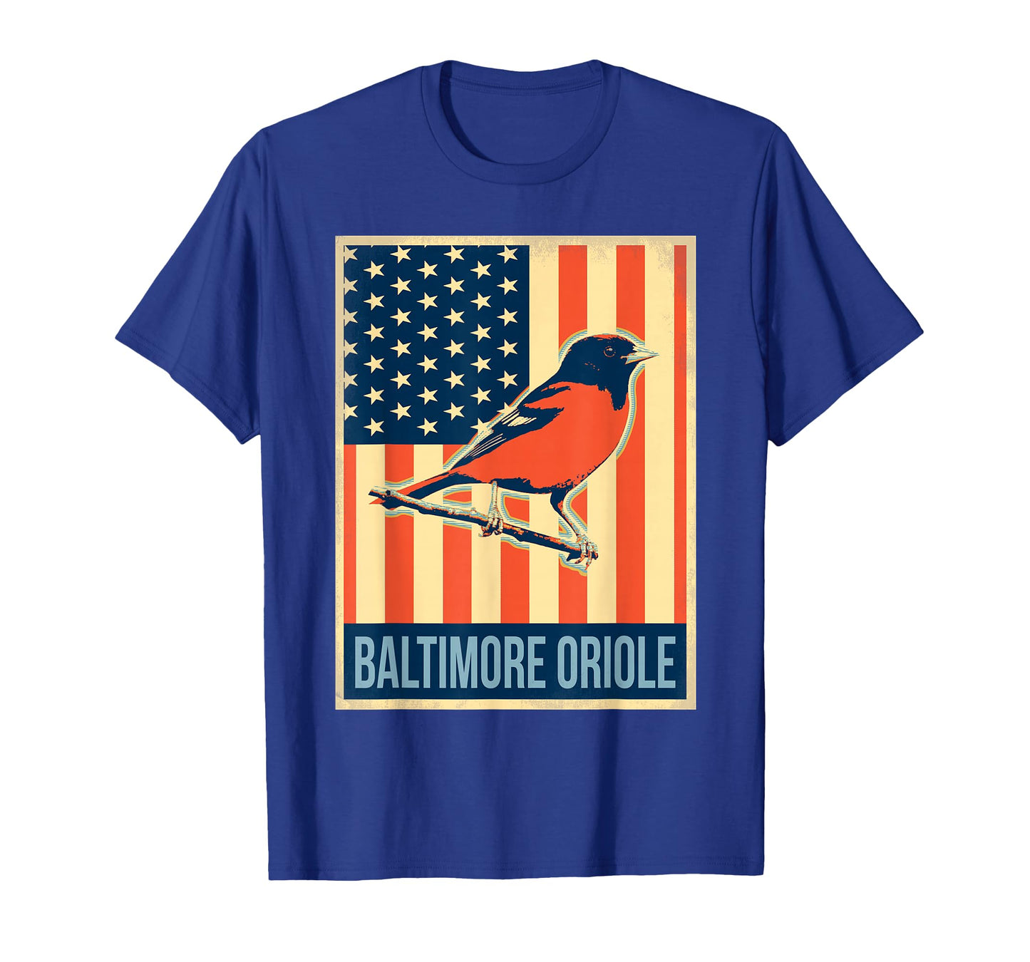 Vintage US Flag Baltimore Oriole Shirt T-Shirt