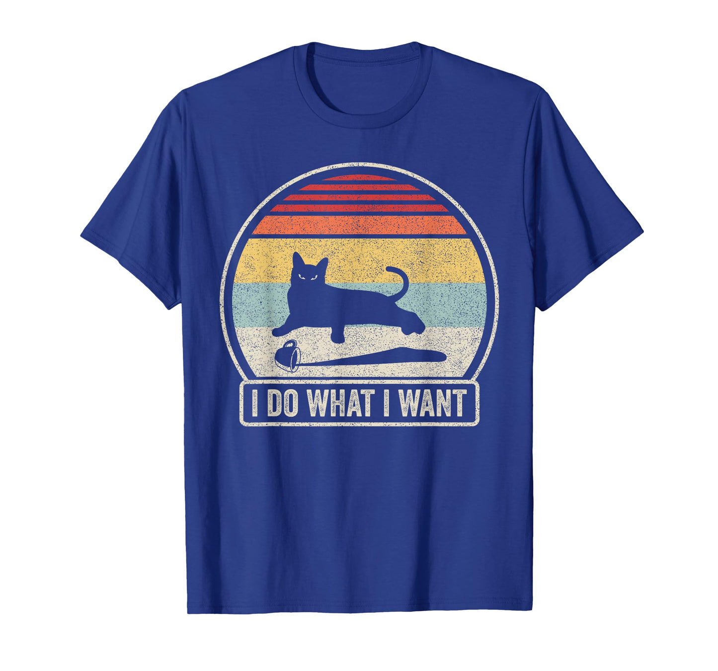 Retro Vintage I Do What I Want Cat T-Shirt