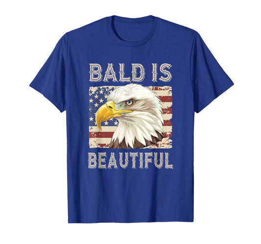 Bald Is Beautiful Bald Eagle T-Shirt