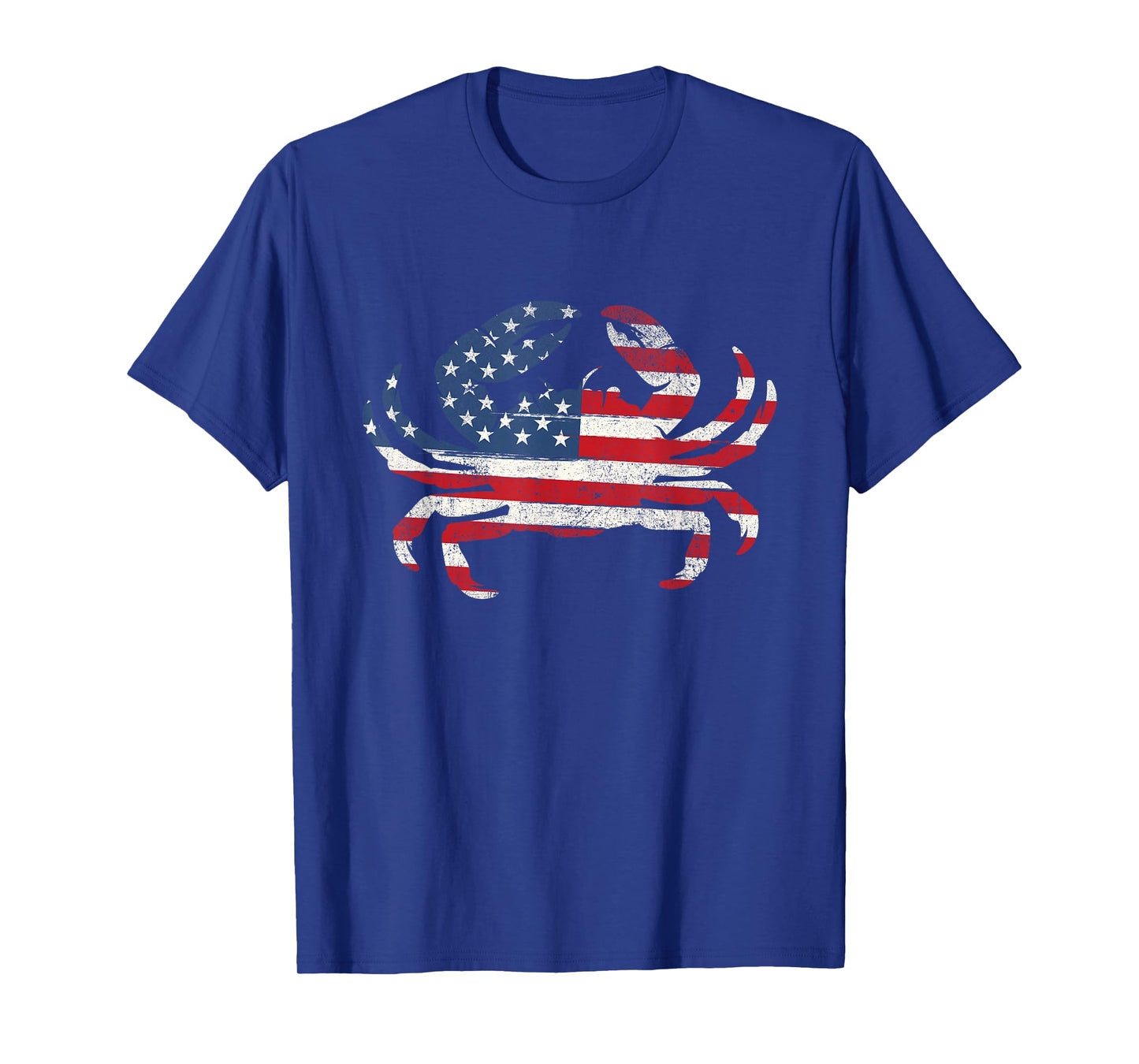 USA American Flag Crab - 4th of July Crabber Animal Lover T-Shirt