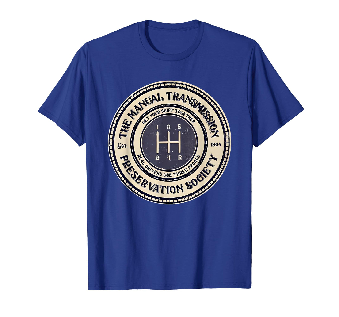 5 speed the manual transmission preservation society T-Shirt