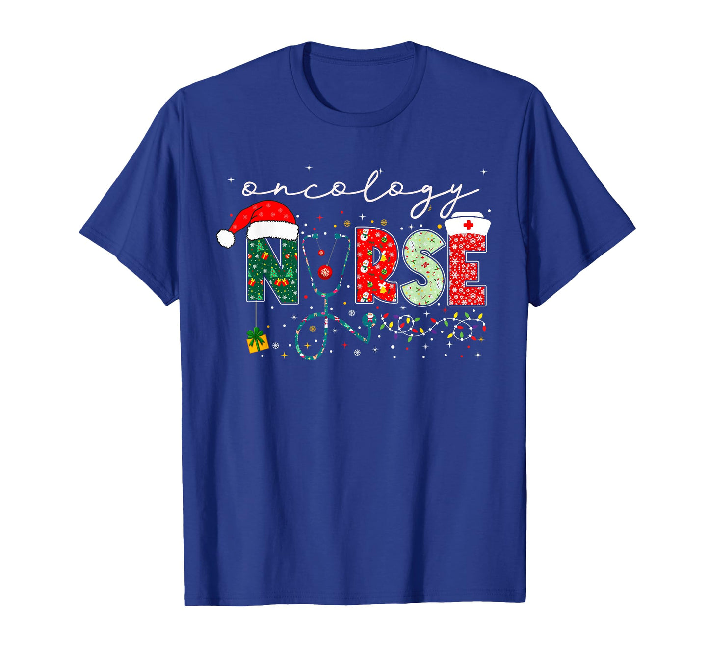 Christmas Oncology Nurse Gifts For Nursing Student T-Shirt