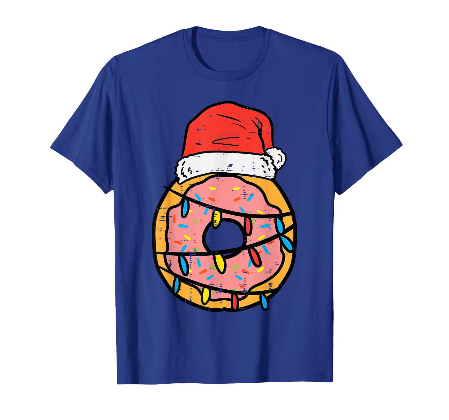 Christmas Donut Santa Cute Xmas Baking Baker Men Women Kids T-Shirt