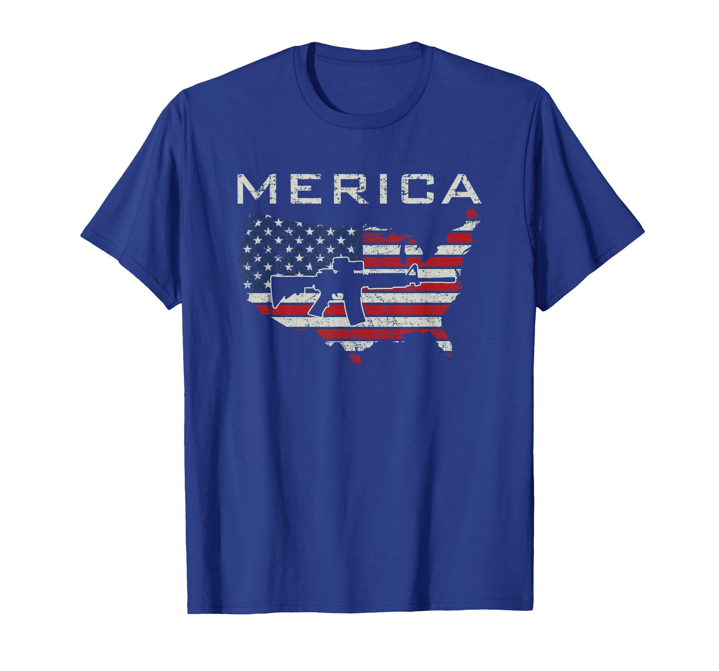 Merica - Funny Pro Guns American Flag 2nd Amendment T-Shirt