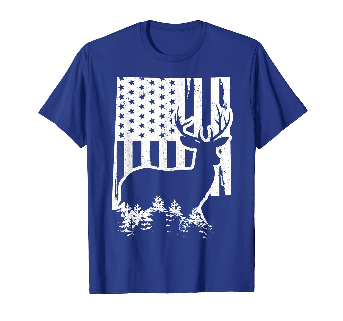 New Mexico Elk Hunting State Map US Flag Patriotic Hunter T-Shirt