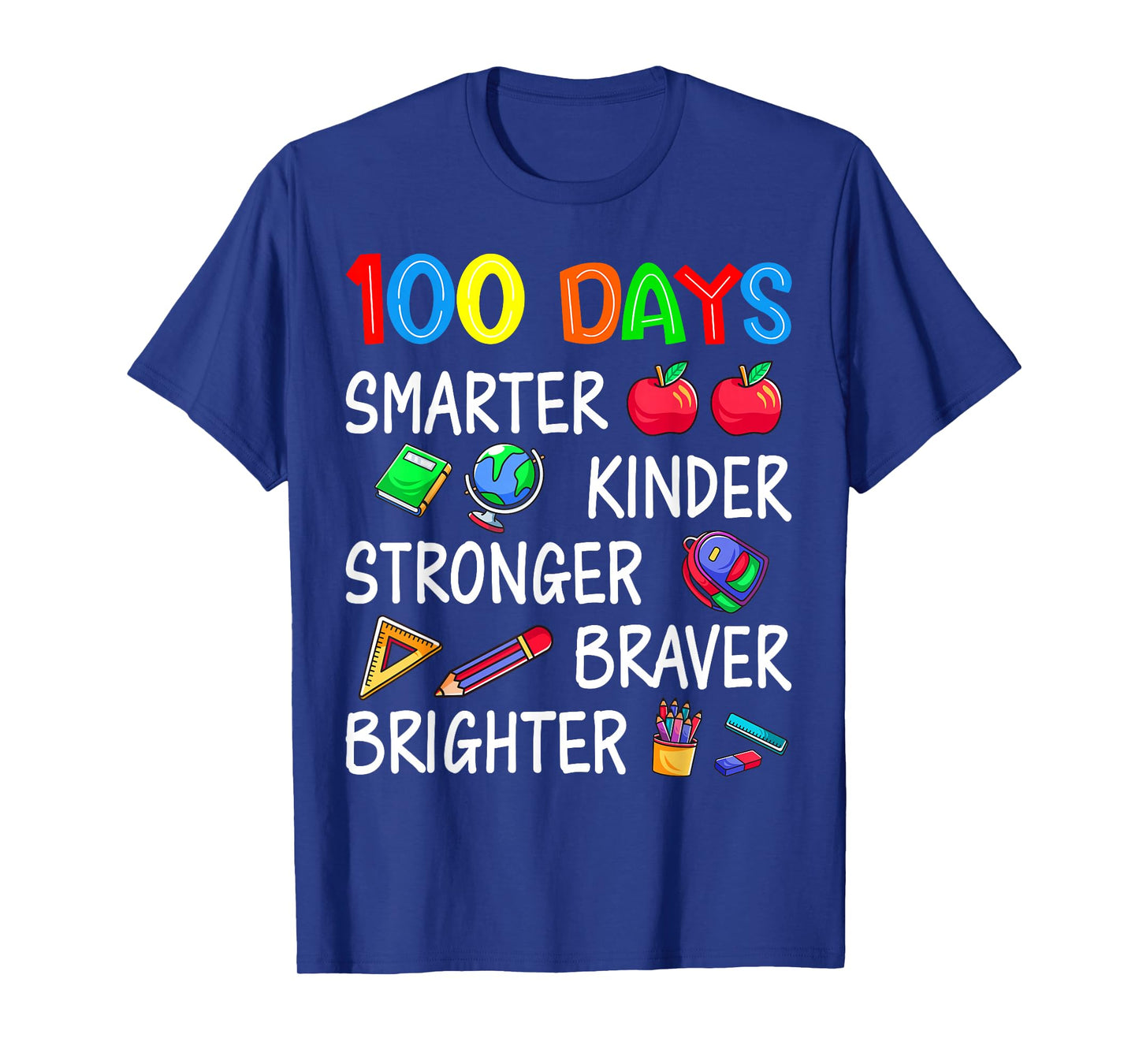 Happy 100 Days of School 100th Day of School Kids Boys Girls T-Shirt