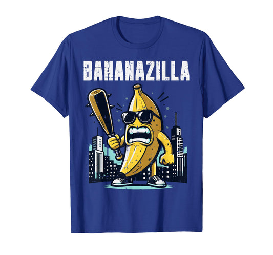 Banana Monster Bananazilla Funny Fruit Meme Men Kids Women T-Shirt