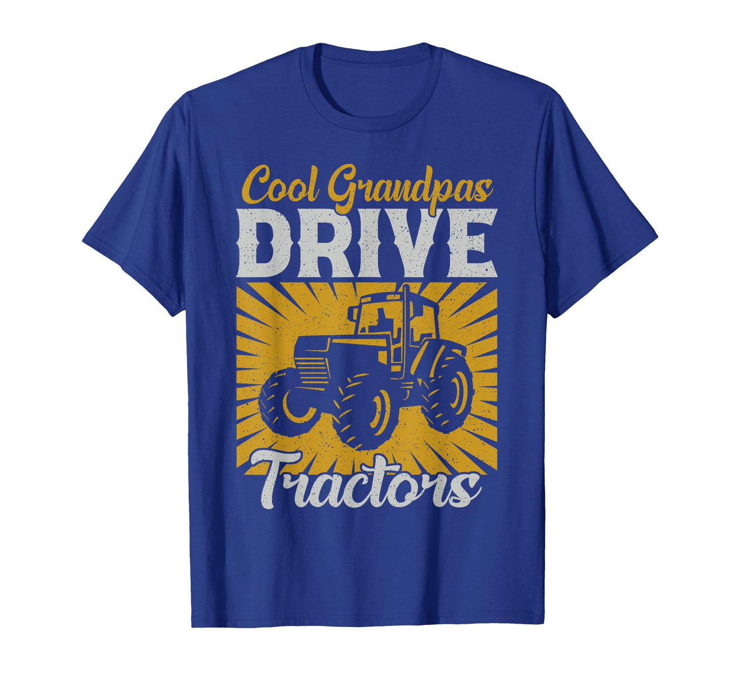 Cool Grandpas Drive Tractors Retro Cool Grandpas Farmer Farm T-Shirt