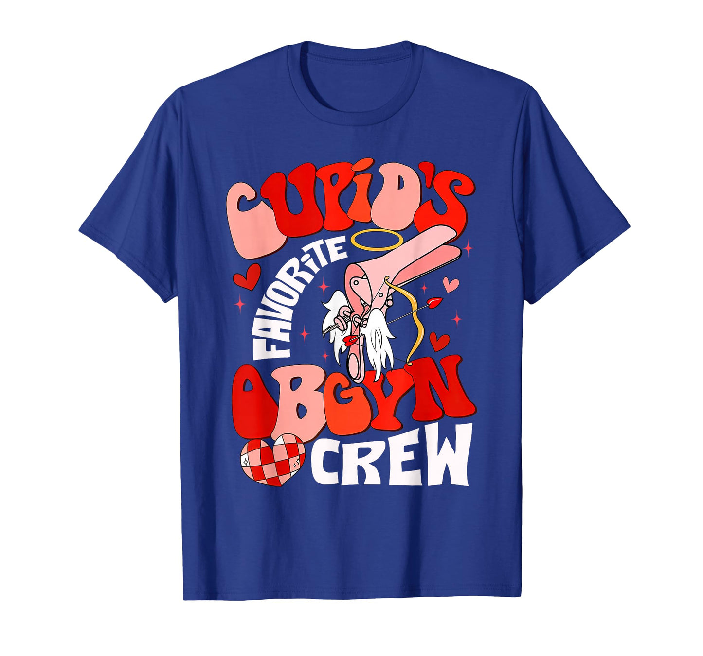 Cupid's Favorite OBGYN Crew Valentine's Day Labor Delivery T-Shirt