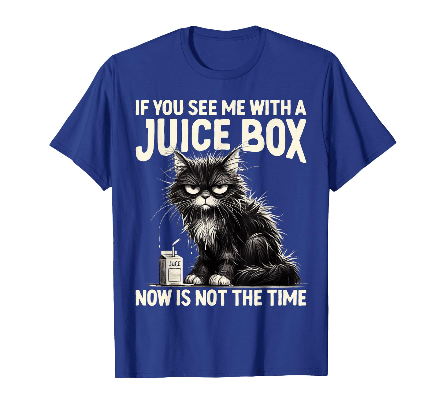 Funny T1D Cat Blood diabetes type 1 Diabetic warrior T-Shirt