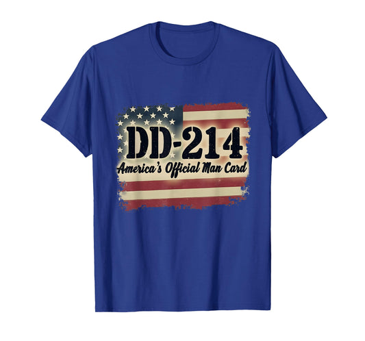 DD-214 America's Official Man Card T-Shirt