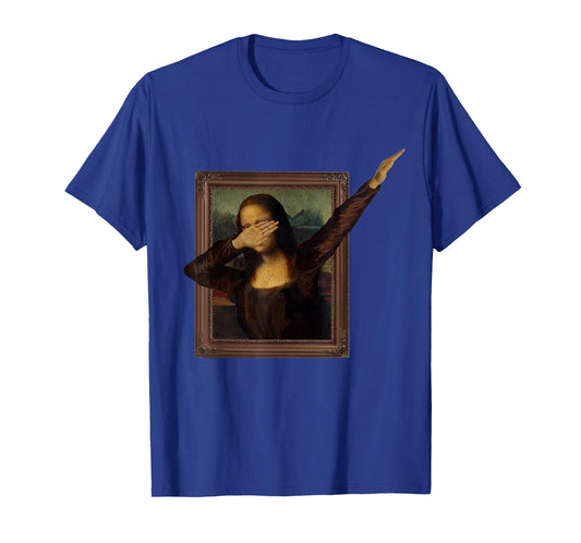 Dabbing Mona Lisa, Painting, La Gioconda T-Shirt