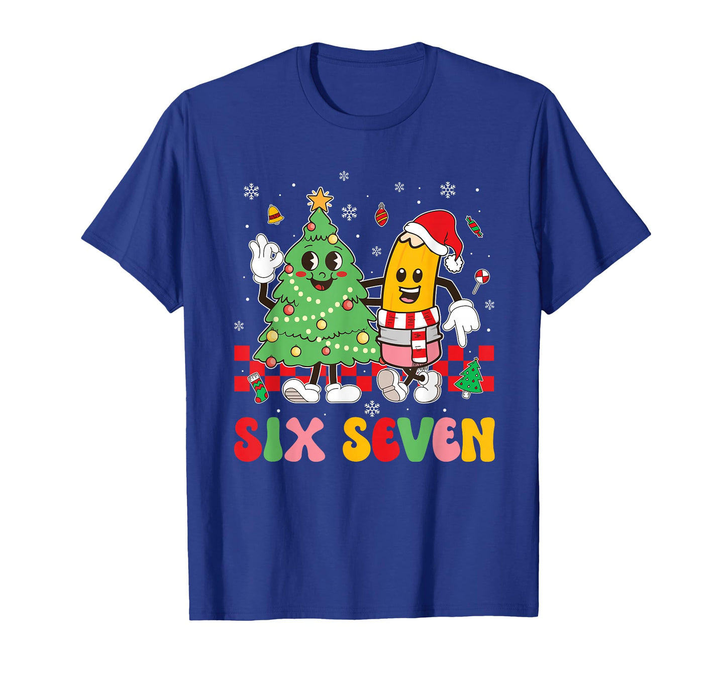 67 Christmas Tree Pencil School Teacher Xmas Holiday T-Shirt