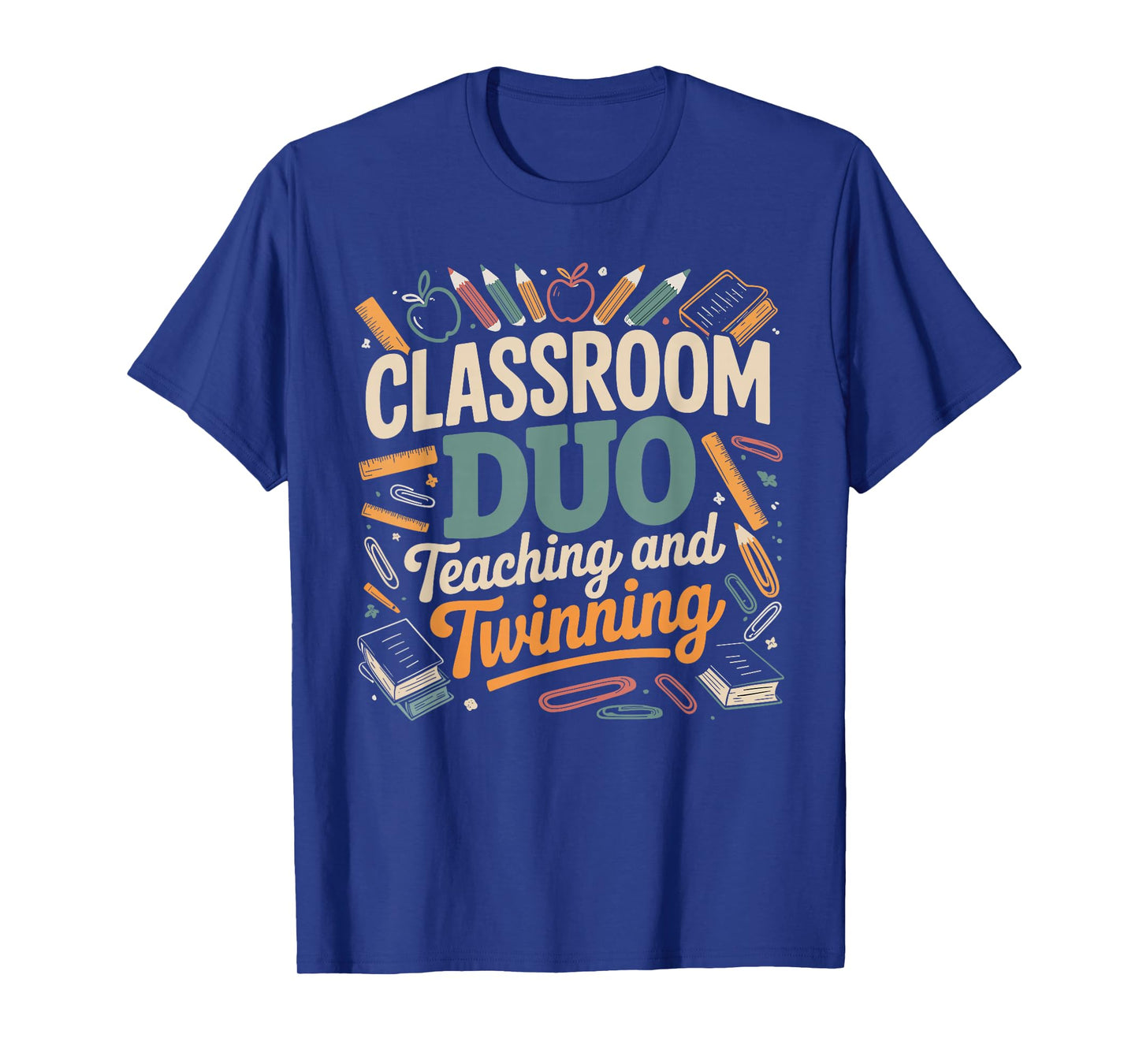Classroom Duo Teaching and Twinning Teacher T-Shirt