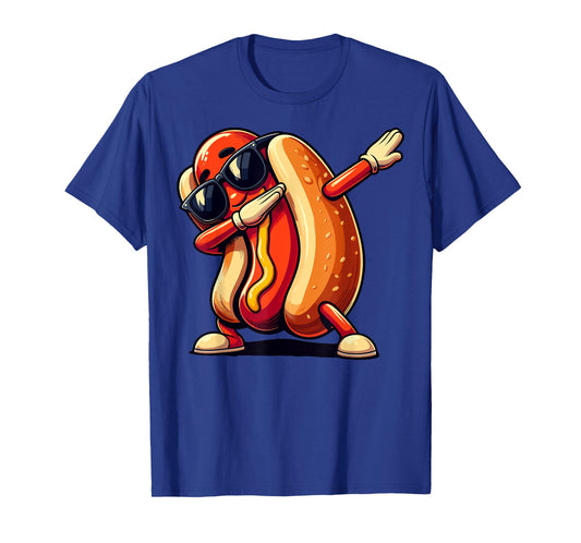 Cool Hot Dog Dabbing Funny Fast Food Hotdog Lovers Toddler T-Shirt