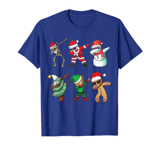 Funny Dapping santa Elf Friends Christmas Kids gingerbread T-Shirt