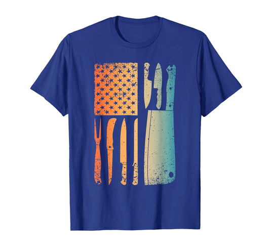 Cool Chef Art for Men Women Sous Chef Knives Culinary Cook T-Shirt