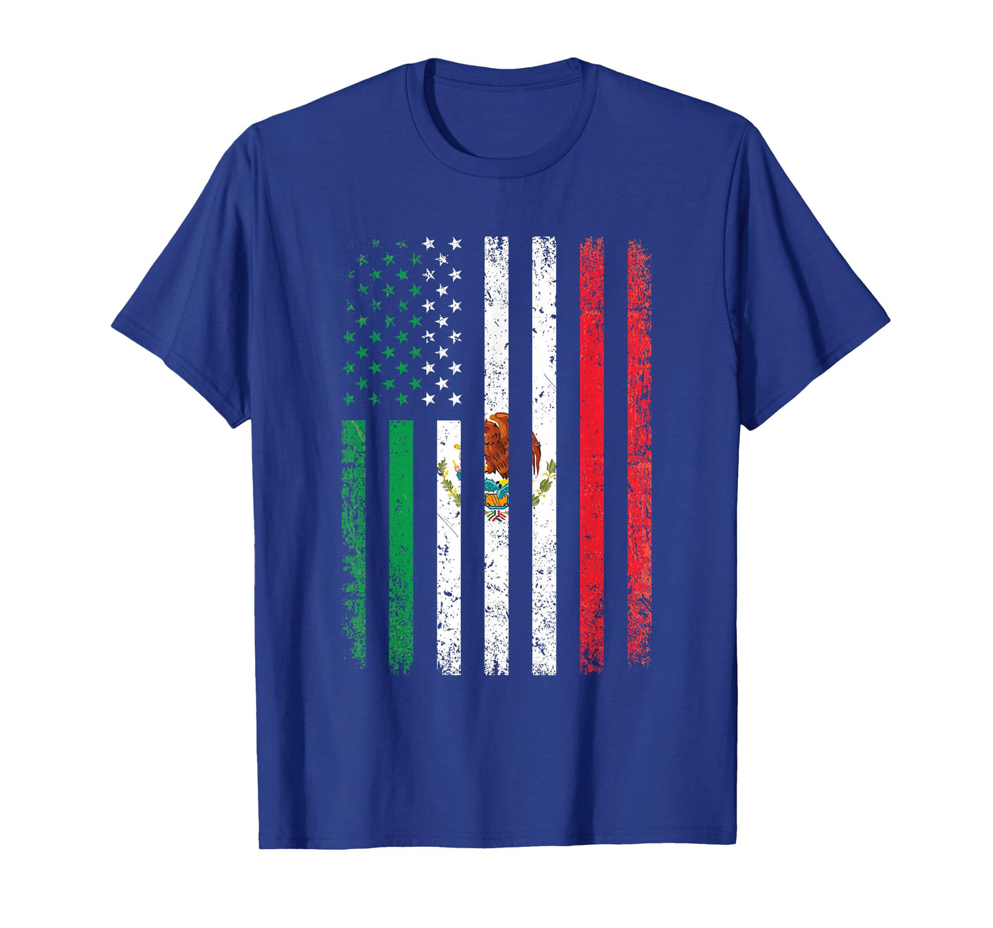 Mexico Flag Gift 4th of July USA American Mexican Flag T-Shirt
