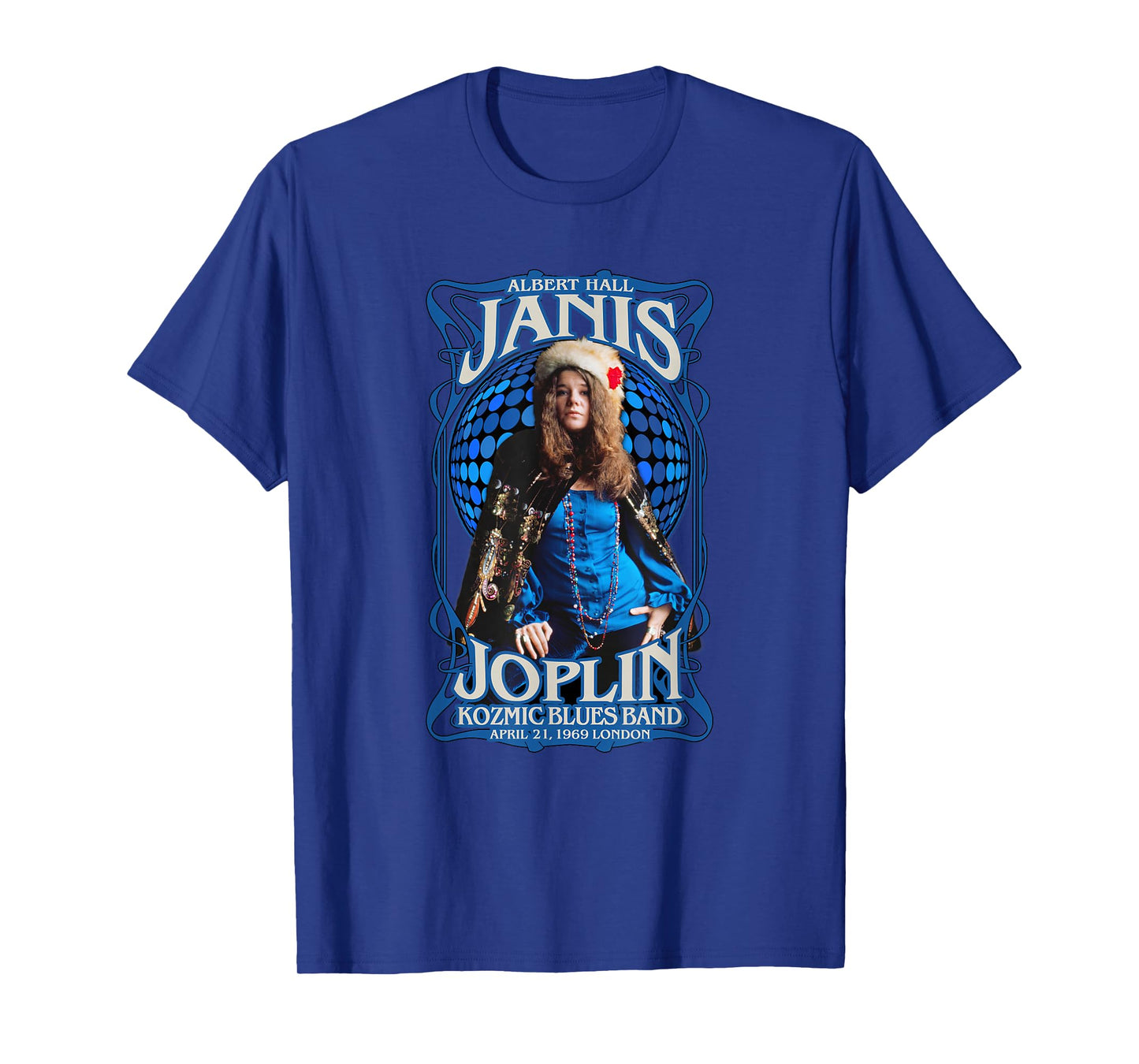 Janis Joplin Albert Hall 1969 Baron Wolman Photo T-Shirt
