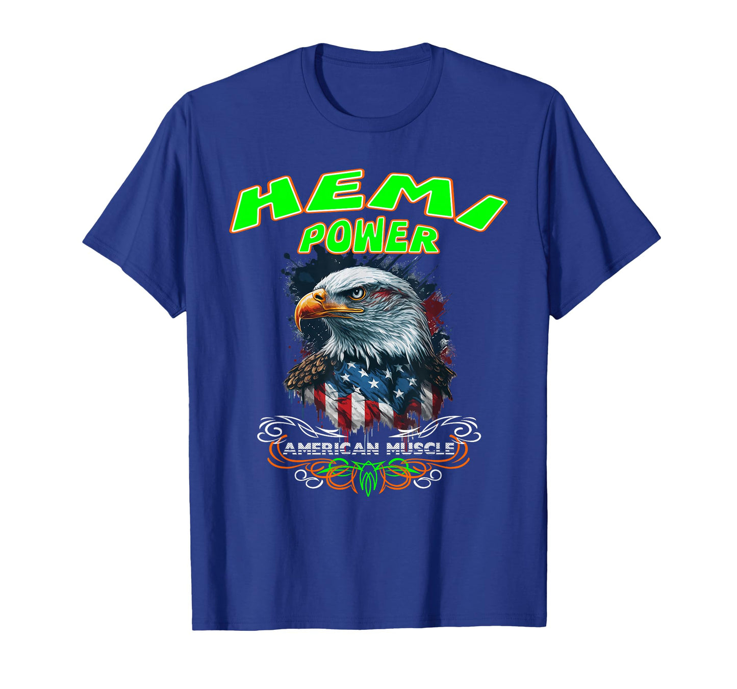 392 Hemi Power Patriotic Eagle Muscle Car Design T-Shirt