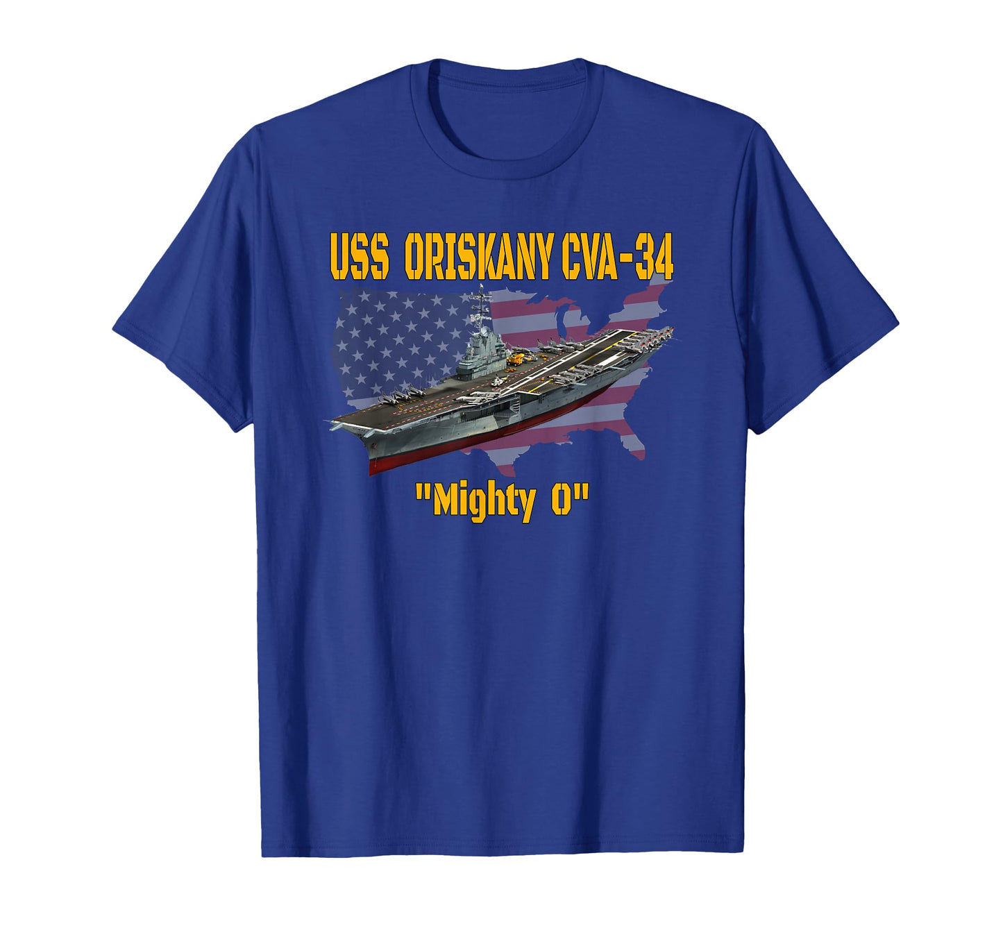Aircraft Carrier USS Oriskany CVA-34 Veteran Day Father Day T-Shirt