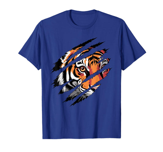 Cool Tiger Costume for Men Women Kids Pattern Tiger Lover T-Shirt