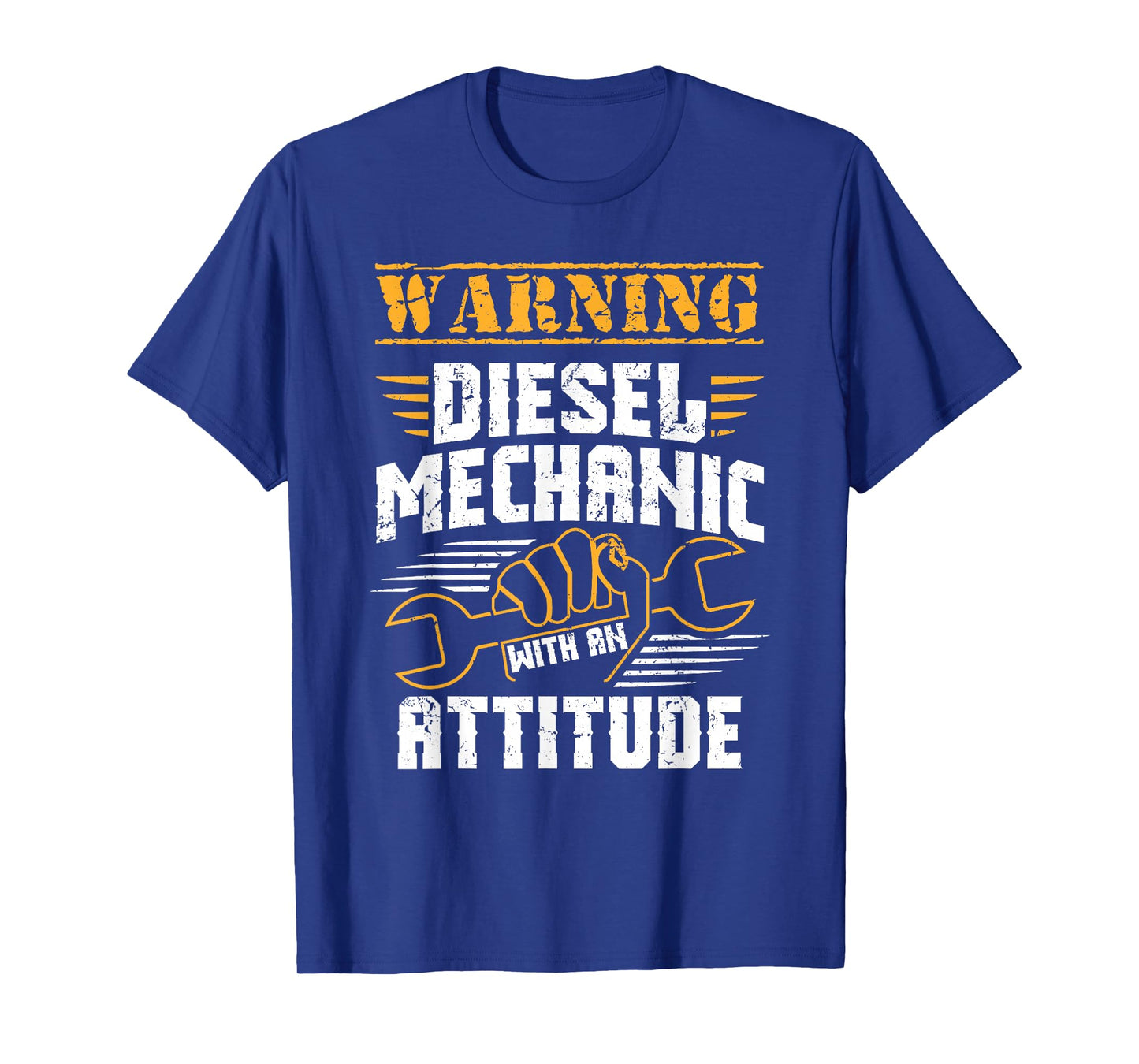 Diesel Mechanic Shirt - Diesel Mechanic With An Attitude T-Shirt
