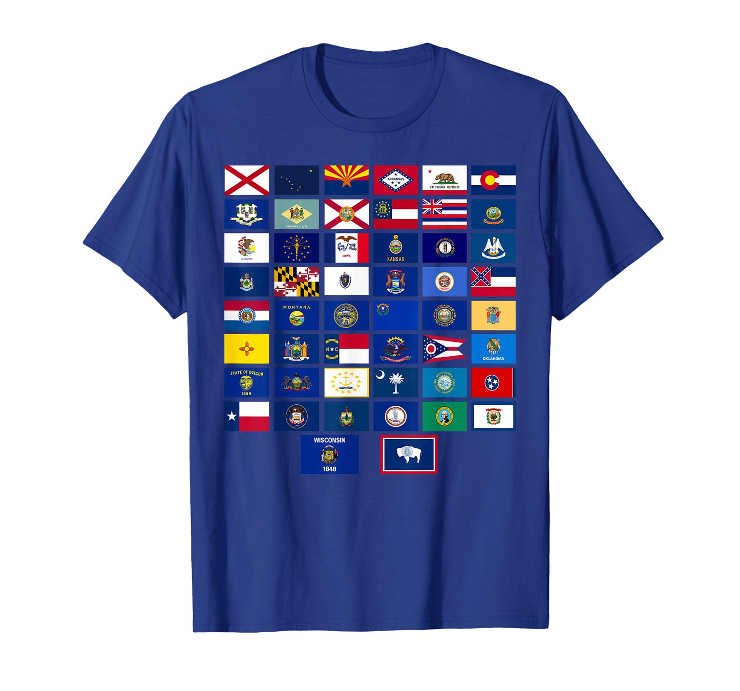 Flags of the US states T-Shirt