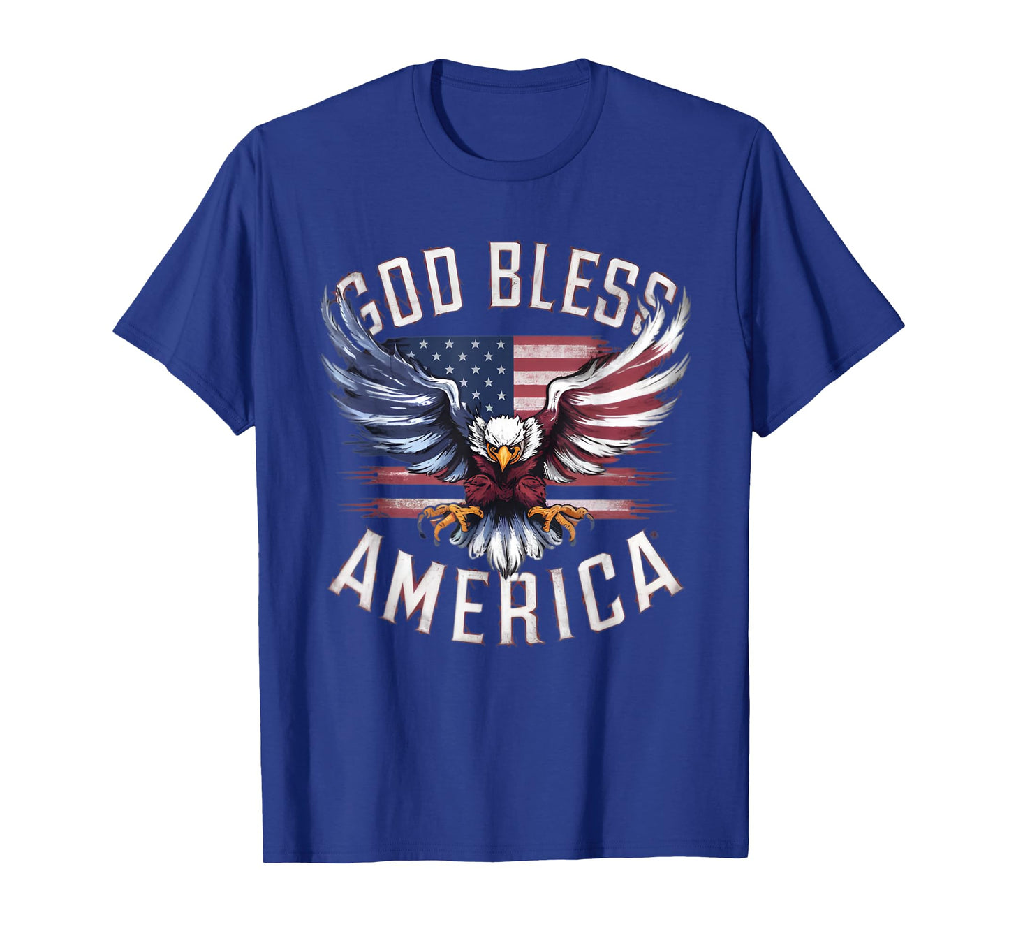 God Bless America eagle usa flag 4th of July T-Shirt