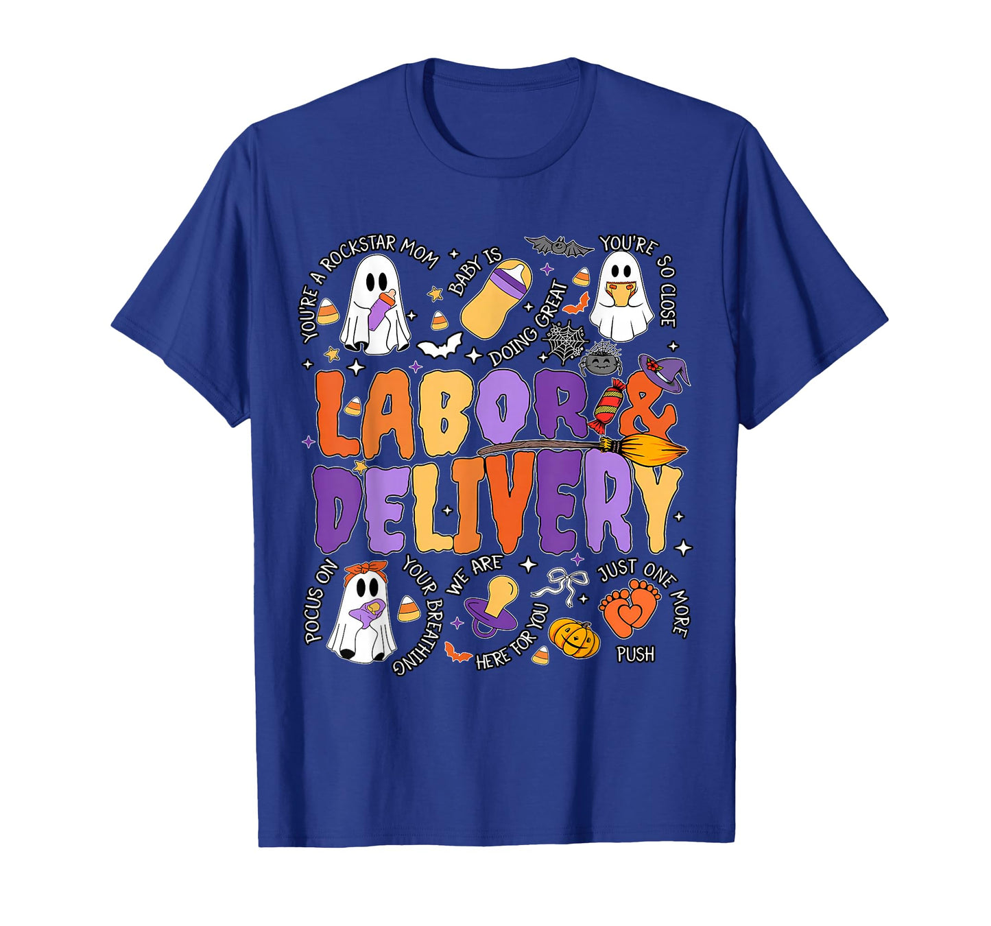 Cute Halloween Labor and Delivery Nurse, Halloween L&d Nurse T-Shirt
