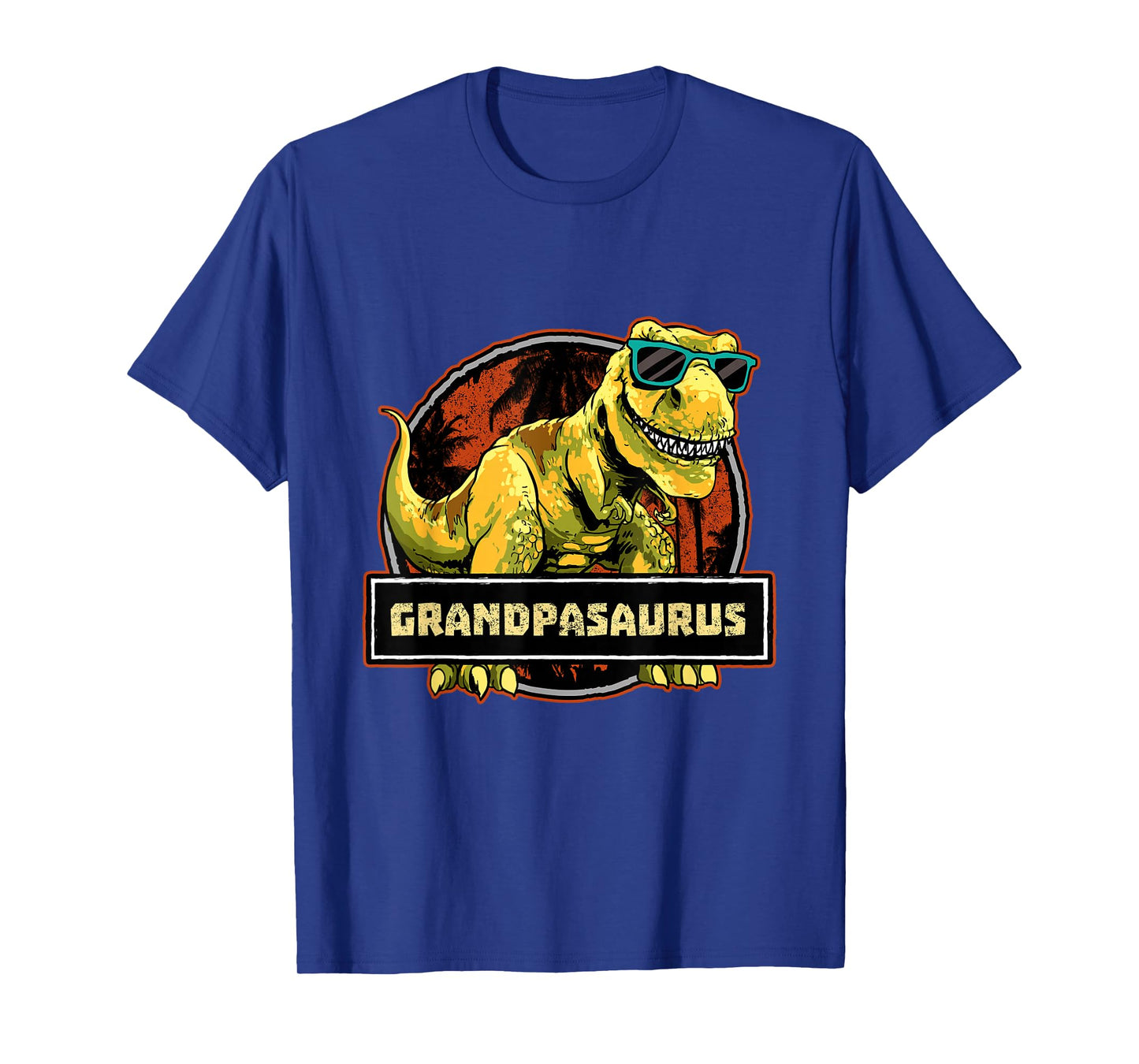 Grandpa Grandpasaurus Shirt T Rex Dinosaur Birthday Granddad T-Shirt