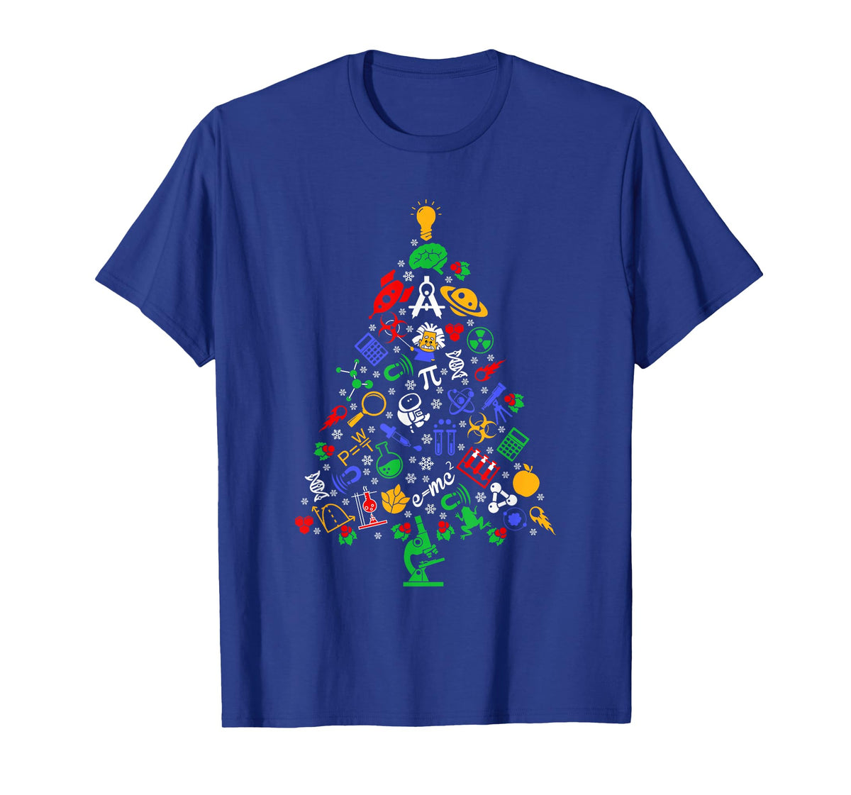 Physics Chemistry Men Women Kids Ugly Science Christmas T-Shirt