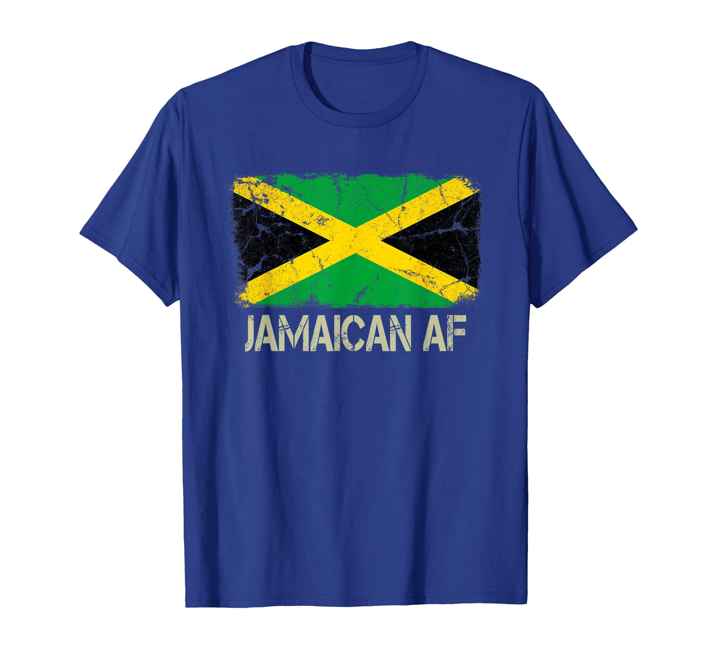 Jamaican AF Flag Funny Jamaican American Family Heritage T-Shirt
