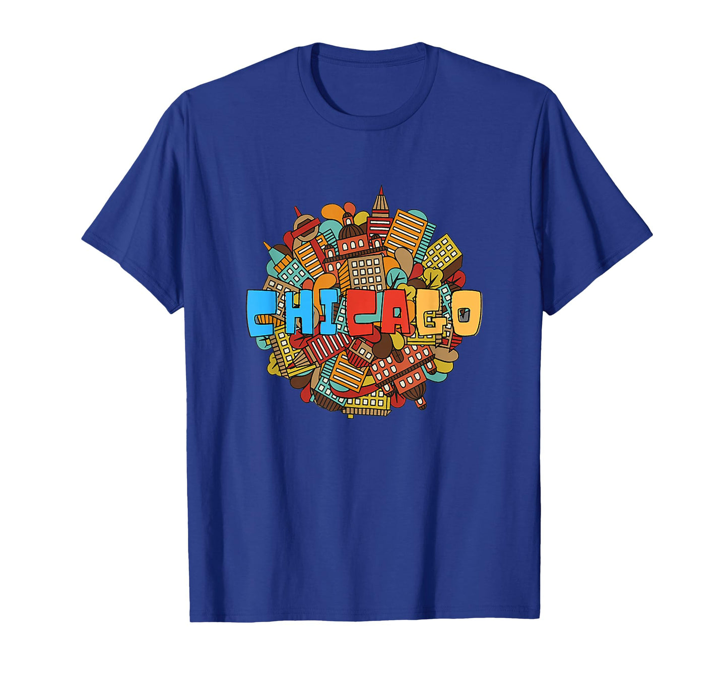 Chicago City State Illinois Downtown Urban Souvenirs T-Shirt