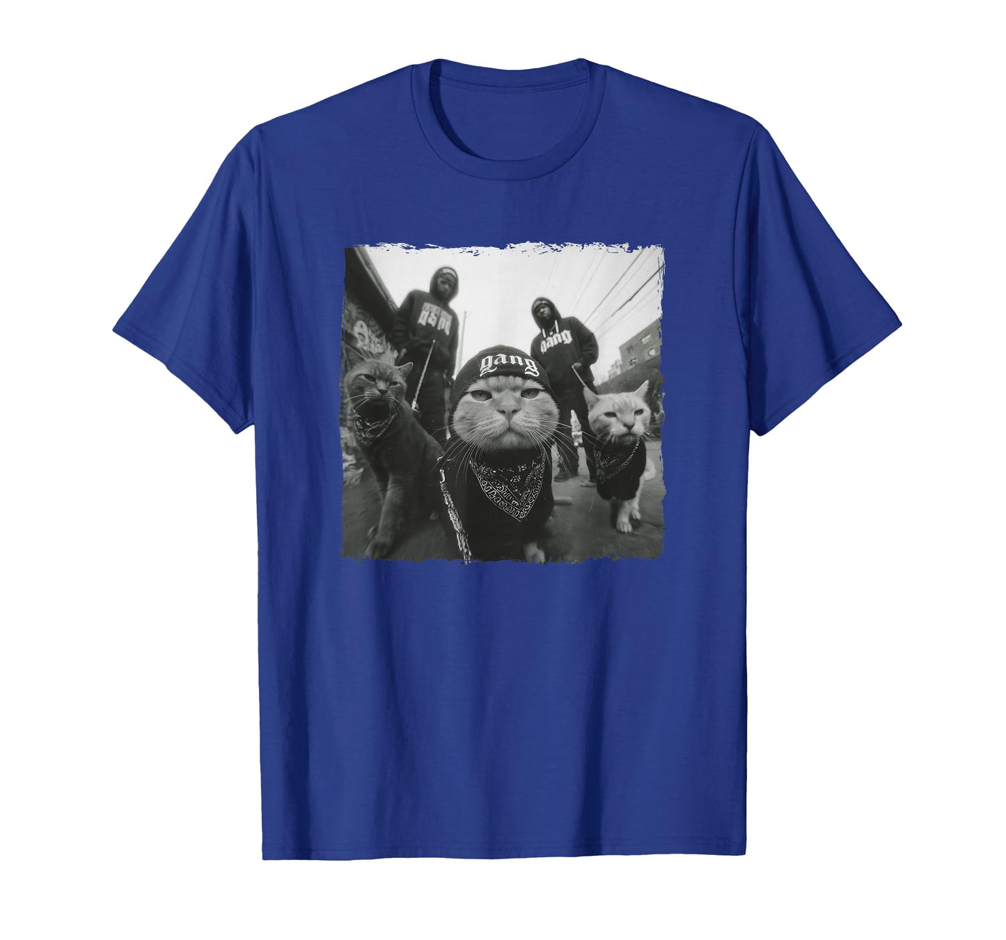 Gangster Cats Streetwear Cool cat Motif Funny T-Shirt