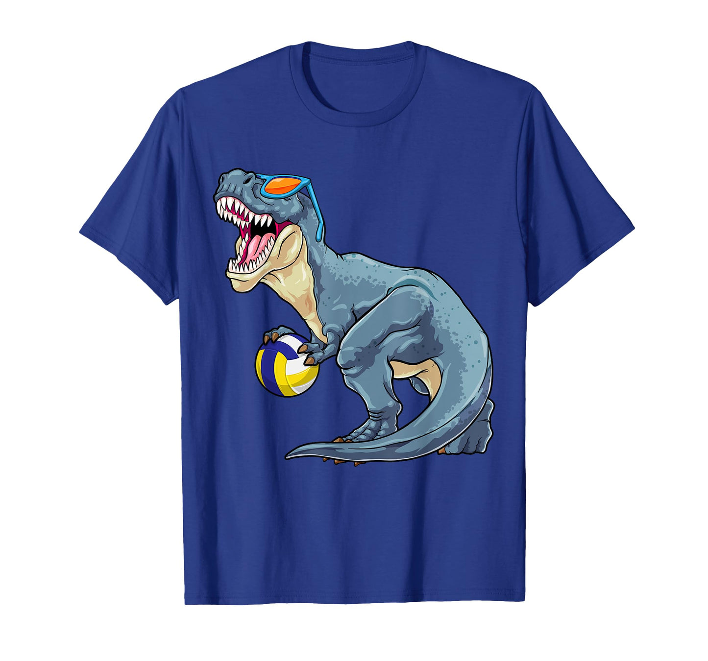 Trex Dinosaur Volleyball Cute Sport Toddler Player Kids Boys T-Shirt