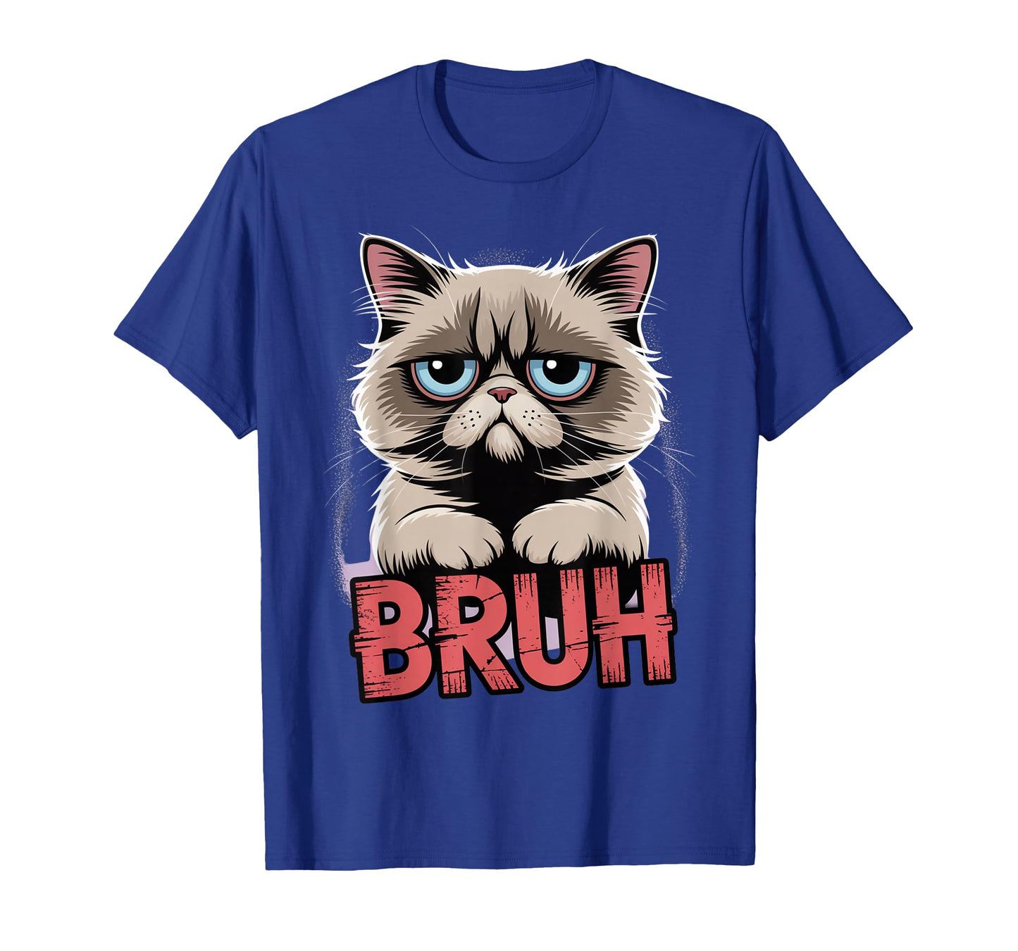 Funny Cat Bruh For Teens Boys Girls Men Women Meme Graphic T-Shirt