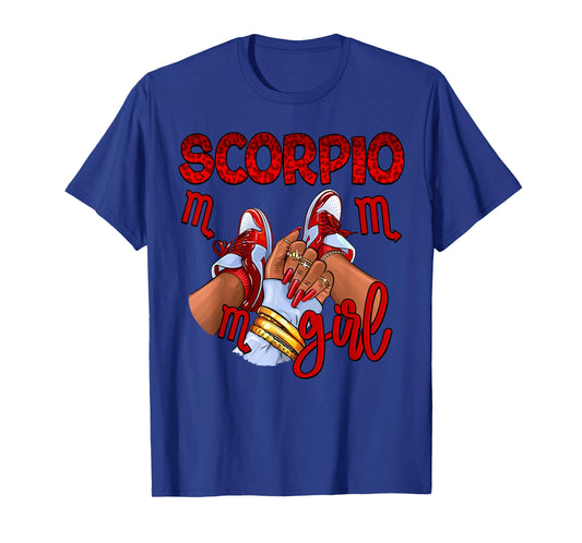 Scorpio Girl Birthday Women Sneakers Zodiac Sign Bday T-Shirt